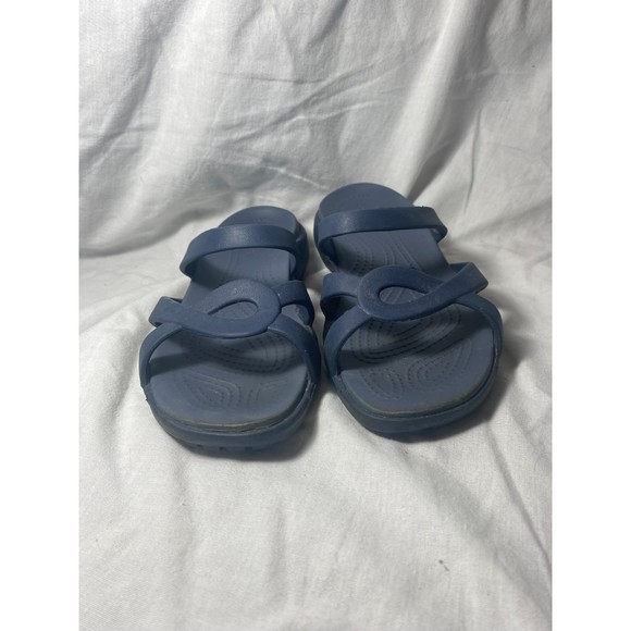 Crocs Meleen Twist Sandal Blue DISCONTINUED Size 7 Womens - Picture 2 of 5